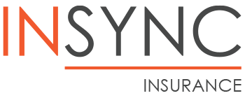 INSYNC Insurance logo on a professional background, representing comprehensive coverage for SMEs and the self-employed across the UK.